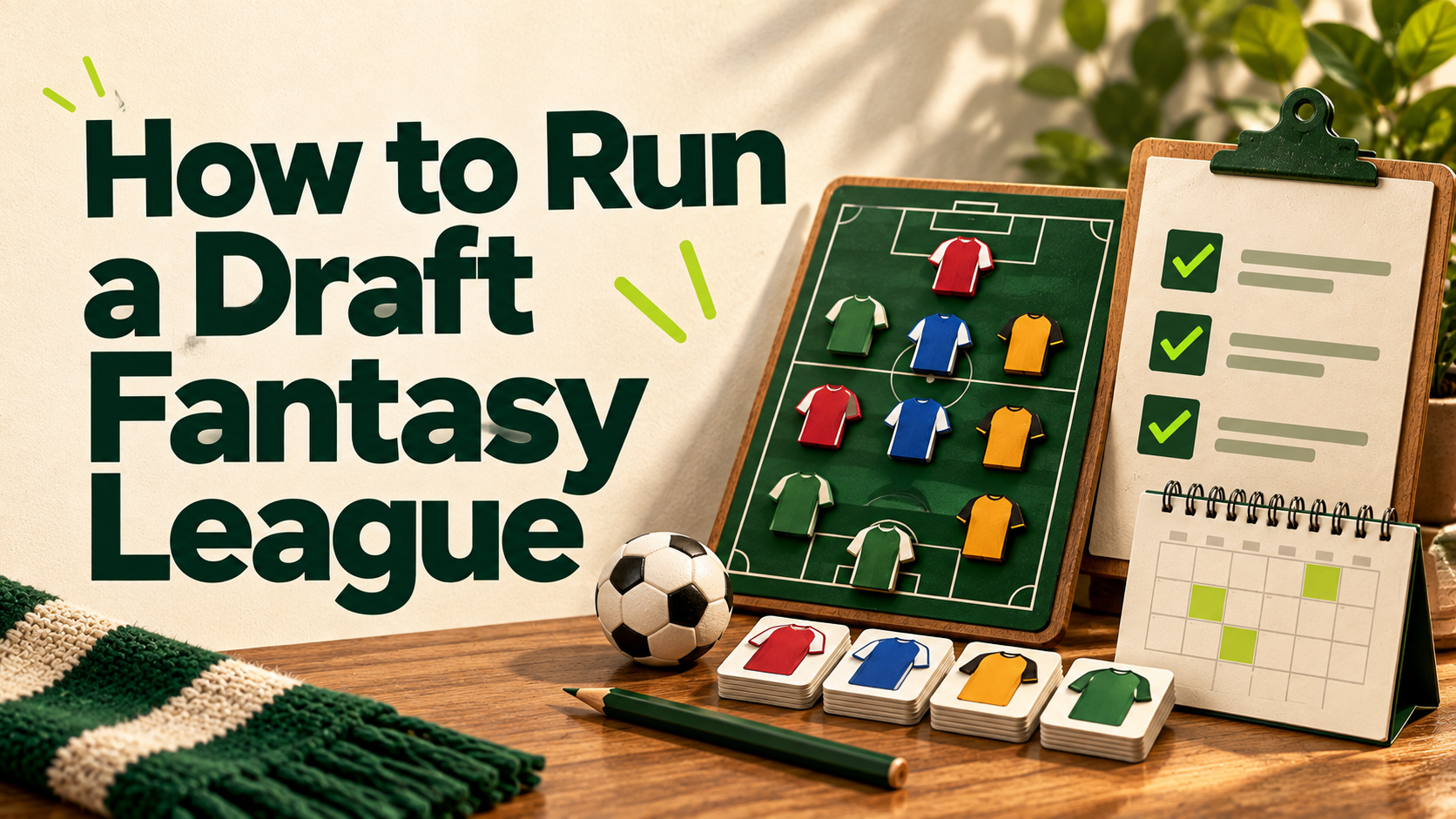 How to Run a Draft Fantasy League